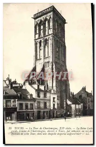 Cartes postales Tours La Tour de Charlemagne