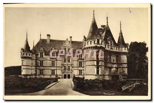 Cartes postales Azay le Rideau Le Chateau Facade Nord