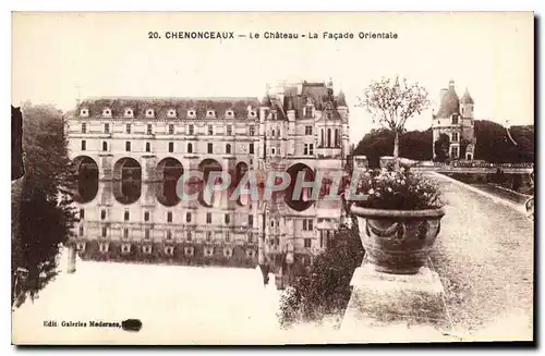 Cartes postales Chenonceaux Le Chateau La Facade Orientale