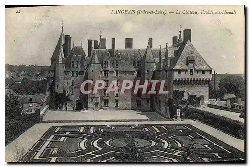 Ansichtskarte AK Langeais Indre et Loire Le Chateau Facade meridionale