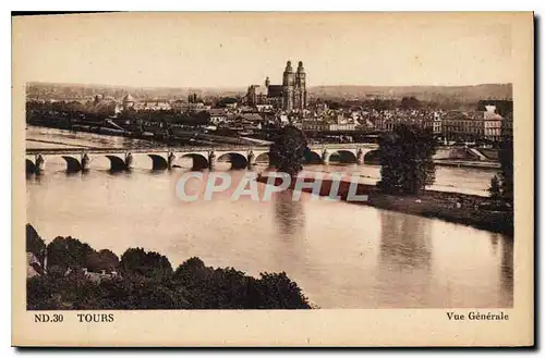 Cartes postales Tours Vue Generale