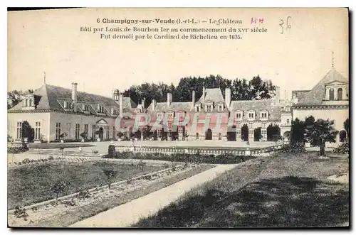 Cartes postales Champigny sur Veude Le Chateau