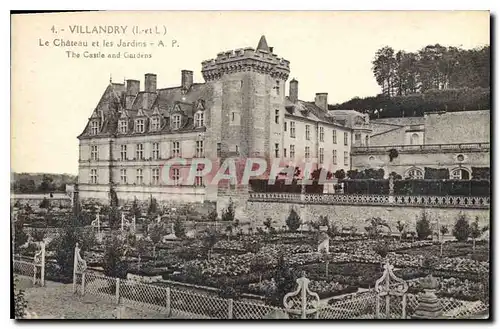 Ansichtskarte AK Villandry Le Chateau et les Jardins