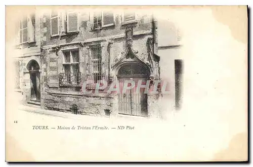 Cartes postales Tours Maison de Tristan l'Ermite