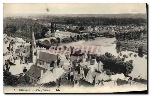 Cartes postales Chinon Vue generale