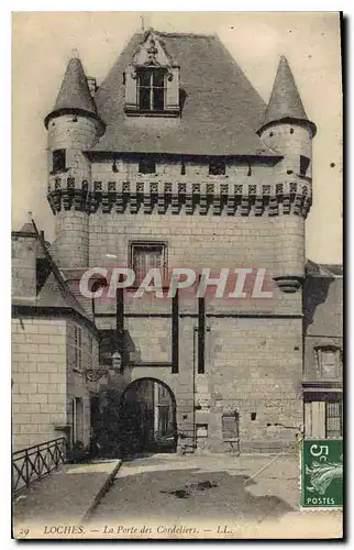 Ansichtskarte AK Loches La Porte des Cordeliers