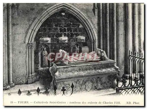 Ansichtskarte AK Tours Cathedrale Saint Gatien tombeau des enfants de Charles VIII