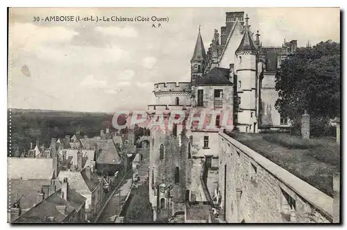 Cartes postales Amboise Le Chateau Cote Ouest