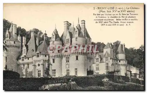 Cartes postales Rigny Usse Le Chateau