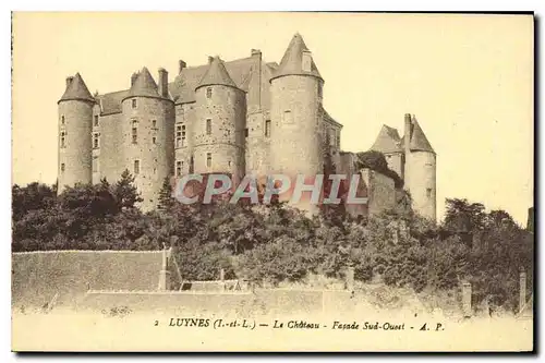 Ansichtskarte AK Luynes Le Chateau Facade Sud Ouest