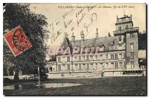 Ansichtskarte AK Villandry Indre et Loire Le Chateau