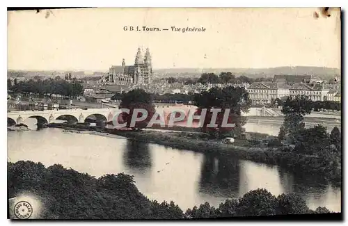 Cartes postales Tours Vue generale