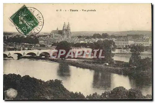 Cartes postales Tours Vue generale