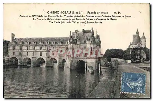 Cartes postales Chenonceau Facade orientale