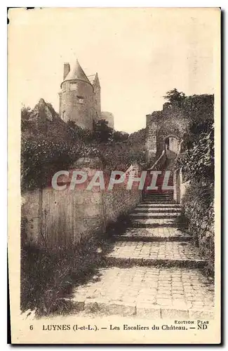 Cartes postales Luynes Les Escaliers du Chateau