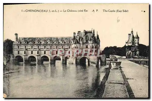 Cartes postales Chenonceau Le Chateau cote Est