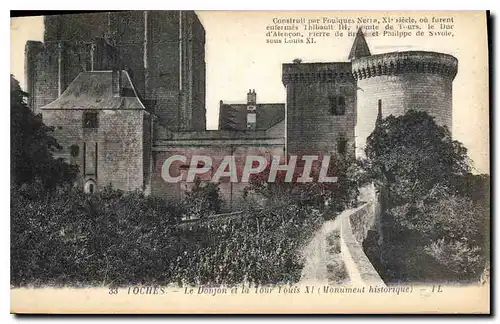 Cartes postales Loches Le Donjon et la Tour Louis XI Monument historique