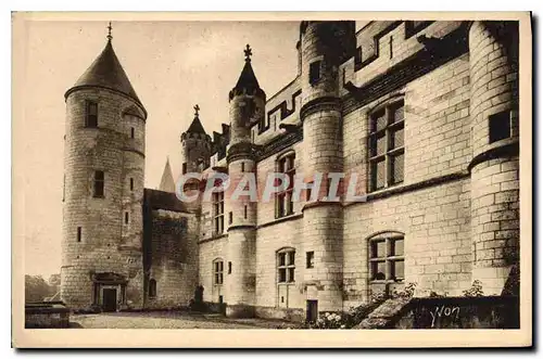 Cartes postales Chateaux de la Loire Chateau de Loches Facade orientale