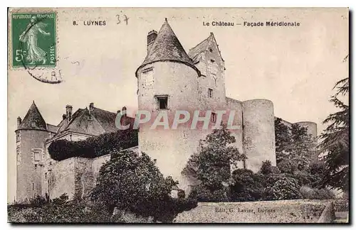 Cartes postales Loches Le Chateau Facade Meridionale