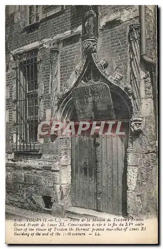 Cartes postales Tours Porte de la Maison de Tristan l'Hermite