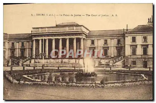 Cartes postales Tours Le Palais de Justice