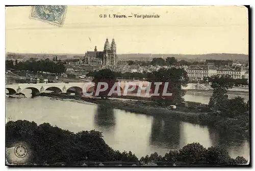 Cartes postales Tours Vue generale