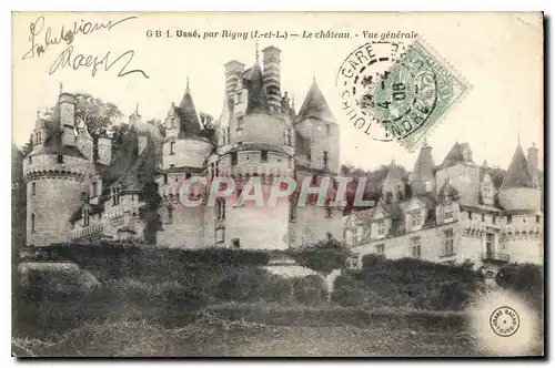 Cartes postales Usse par Rigny Le chateau Vue generale