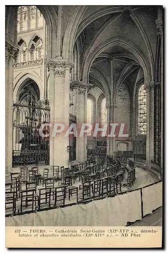 Cartes postales Tours Cathedrale Saint Gatien