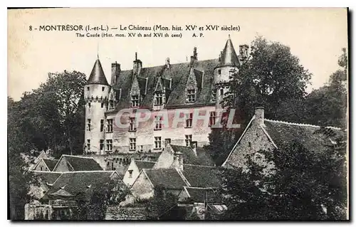 Ansichtskarte AK Montresor L et L Le Chateau Mon Hist XV et XVI siecles