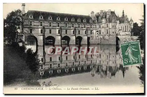 Cartes postales Chenonceaux Le Chateau La Facade Orientale