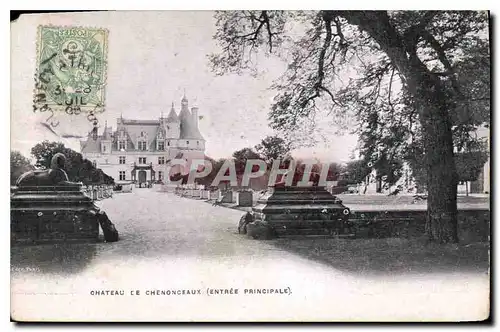 Ansichtskarte AK Chateau de Chenonceaux Entree Principale