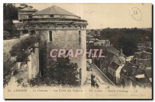 Cartes postales Amboise Le Chateau Les Tours des Voitures