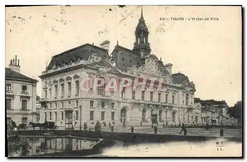 Cartes postales Tours L'Hotel de Ville