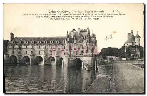 Ansichtskarte AK Chenonceau L et L Facade Orientale