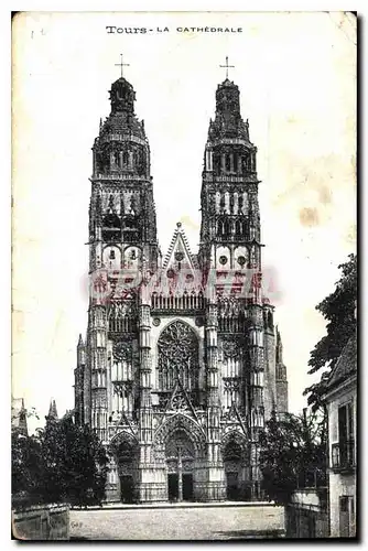 Cartes postales Tours La Cathedrale