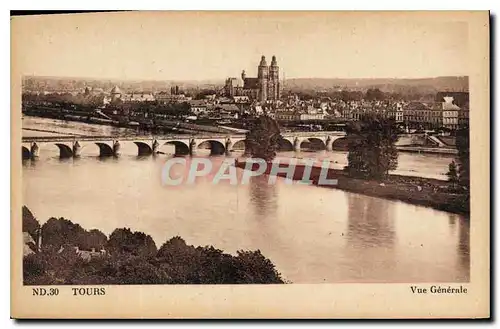 Cartes postales Tours Vue Generale