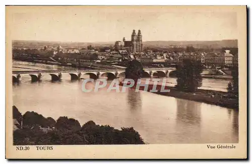 Cartes postales Tours Vue Generale