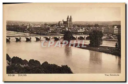 Cartes postales Tours Vue Generale