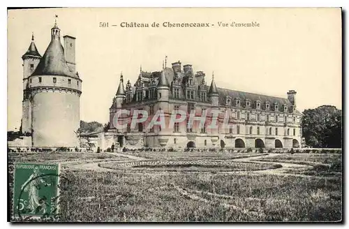 Ansichtskarte AK Chateau de Chenonceaux Vue d'Ensemble