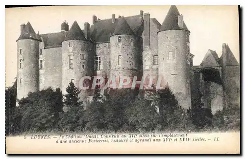 Ansichtskarte AK Luynes Le Chateau Ouest Construit au XII siecle sur l'Emplacement d'une ancienne Forteresse rest