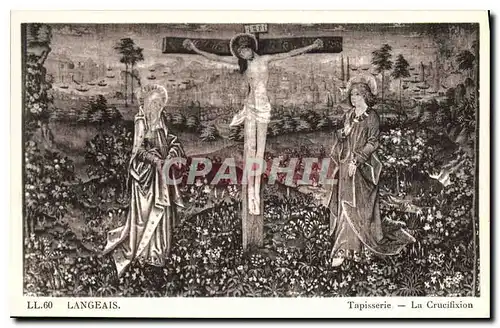 Ansichtskarte AK Langeais Tapisserie La Crucifixion