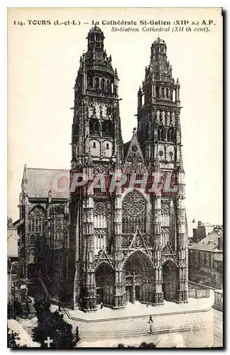 Cartes postales Tours L et L La Cathedrale St Gatien