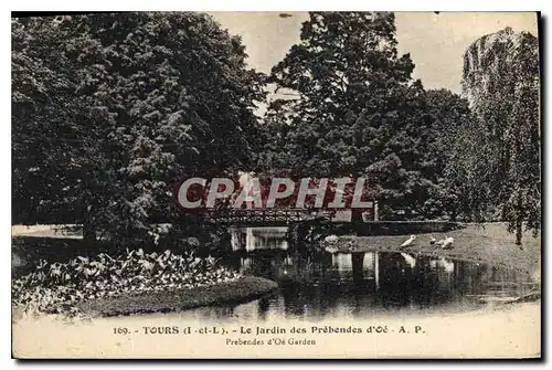 Ansichtskarte AK Tours I et L le Jardin des Prebendes d'Oe