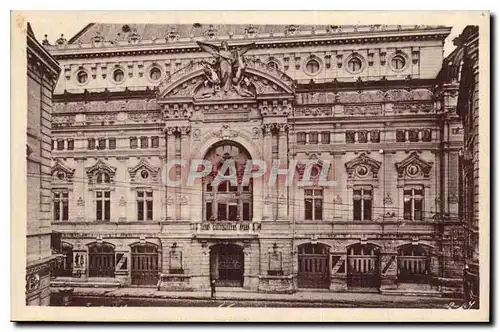 Ansichtskarte AK Tours le Theatre Municipal Rochard Arch 1872 Sculptures de Combarieux
