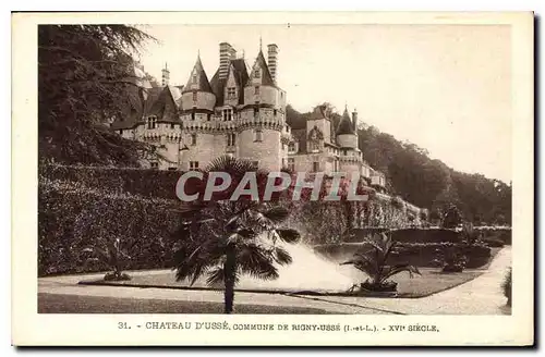 Ansichtskarte AK Chateau d'Usse Commune de Rigny Usse I et L XVI siecle