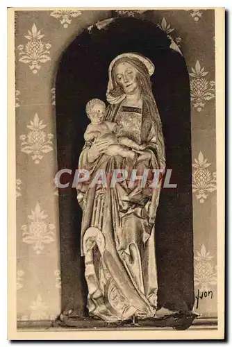 Ansichtskarte AK Chateaux de la Loire Chateau de Langeais XV S la Vierge en Bois dore XIV Siecle