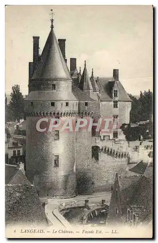 Ansichtskarte AK Langeais le Chateau Facade Est