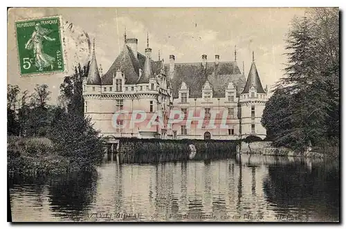 Cartes postales Azay le Rideau I et L le chateau National