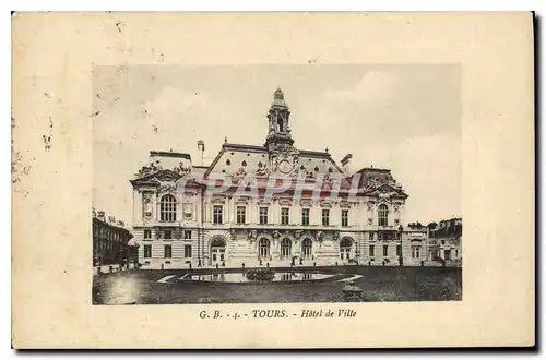 Cartes postales Tours Hotel de Ville