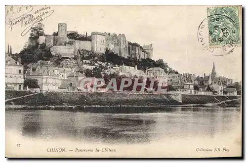 Cartes postales Chinon Panorama du Chateau